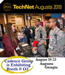 TechNet Augusta 2019 Cadence Group is Exhibiting Booth # O3 August 19-23, Augusta, GA